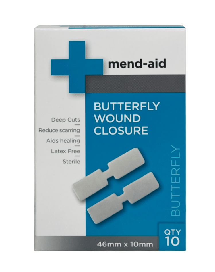 BeMed Mend-Aid Butterfly Wound Closure 10 Strips