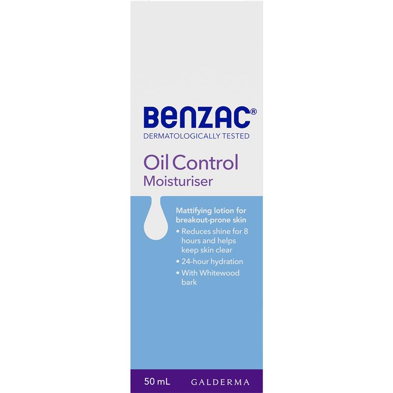 Benzac Oil Control Moisturiser 50mL