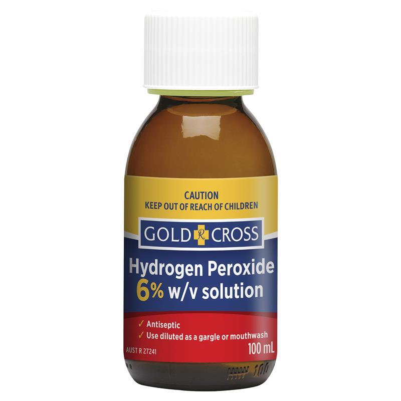 Goldx Hydrogen Peroxide 6% 100mL