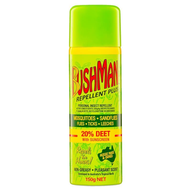 Bushman Plus Repellent Aerosol Spray 150g