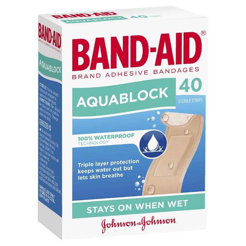 Band Aid Aquablock Strips Regular 40