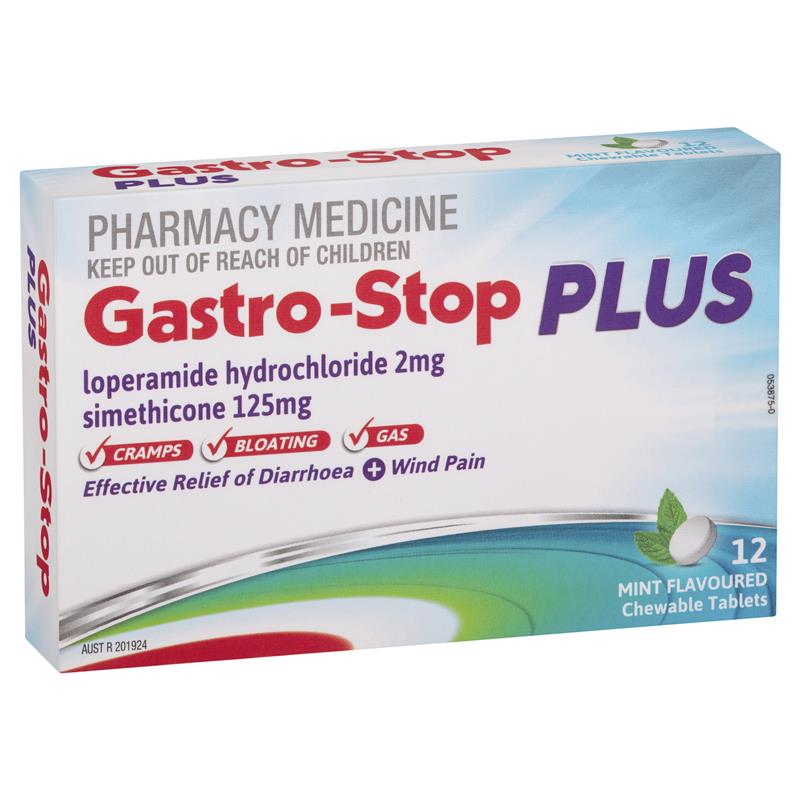 Gastro-Stop Plus Chewable Tablets 12