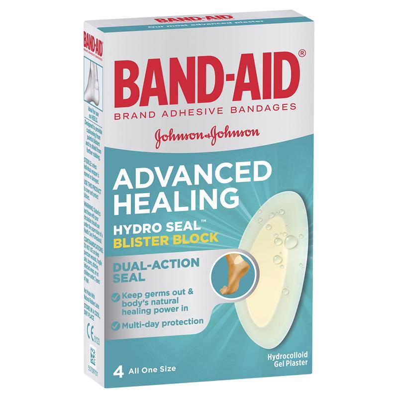 Band Aid Advanced Healing Blister Block Regular 4