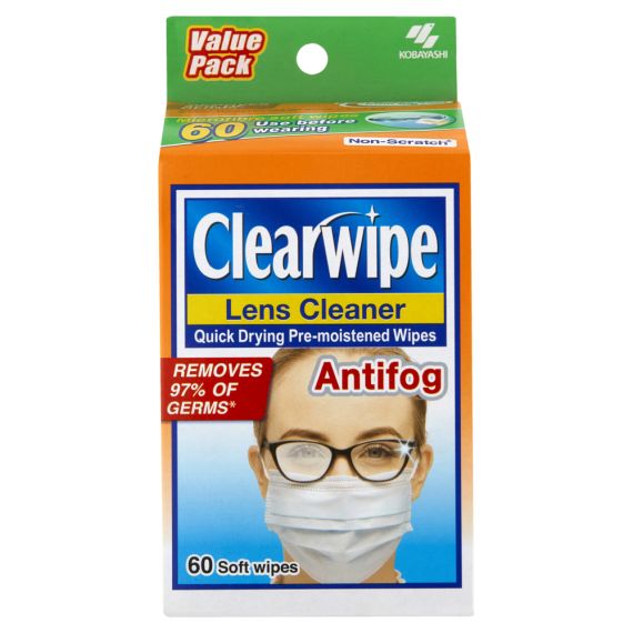 Clearwipe Antifog Lens Cleaner 60