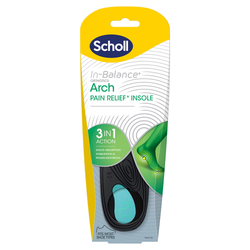 Scholl In-Balance Arch Orthotic Insole Large 1 Pair