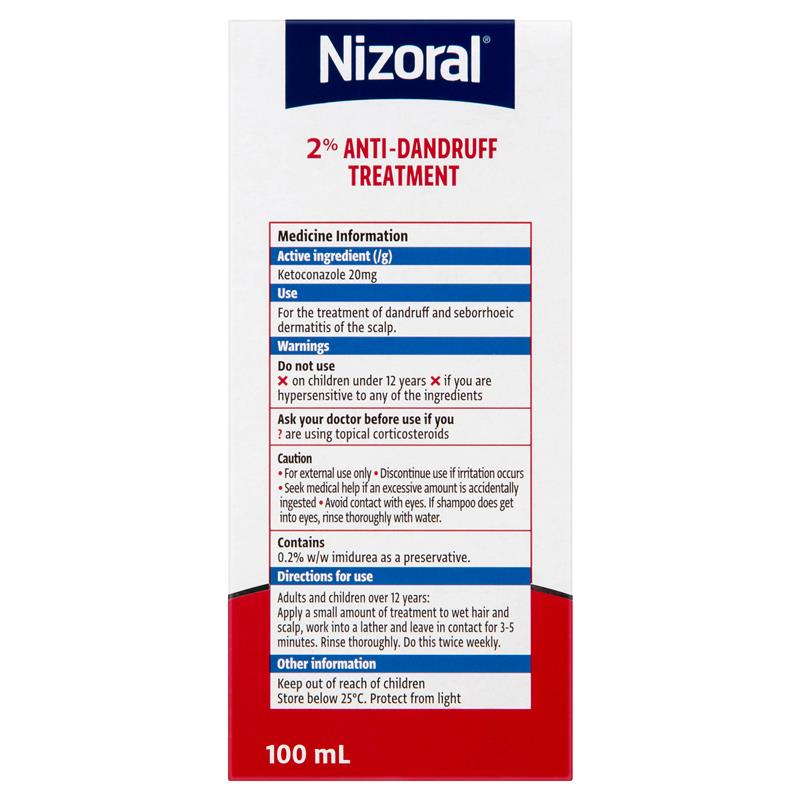 Nizoral Shampoo 2% 100mL