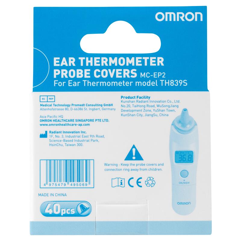 Omron Ear Thermometer Probe Covers for TH839S 40Pc