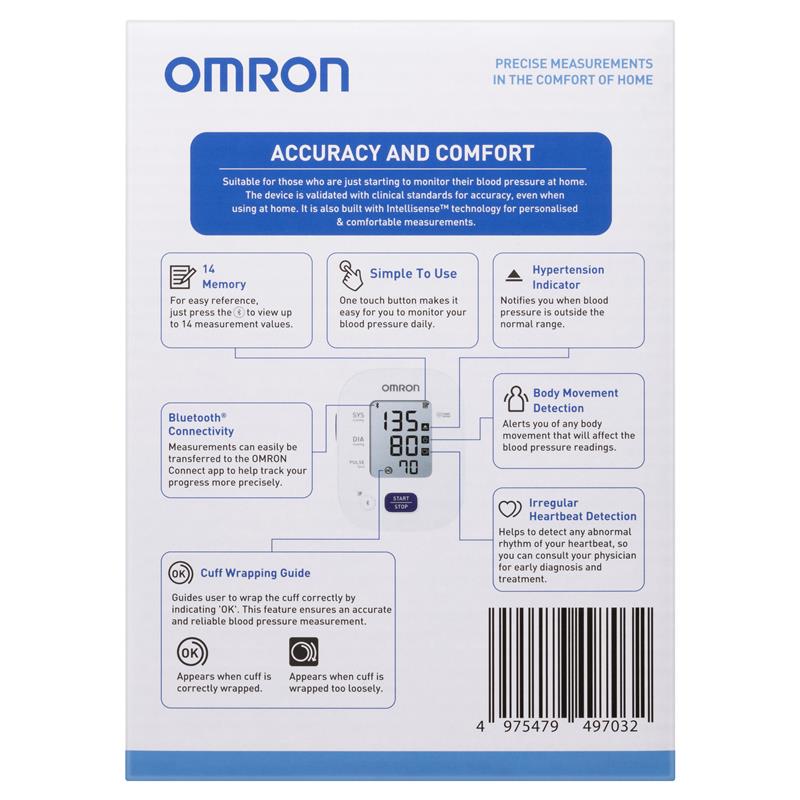 Omron HEM7142T1 Standard Blood Pressure Monitor (Standard Medium Cuff)