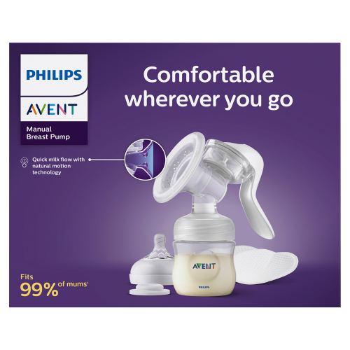 Avent Manual Breast Pump & Bottle