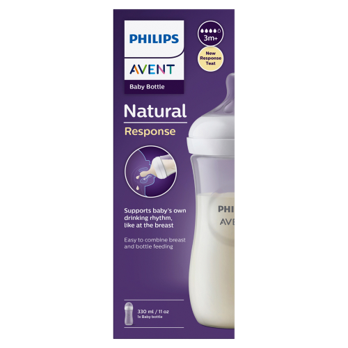 Avent Natural Response Feeding Bottle 330mL