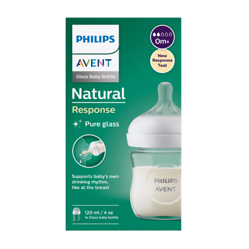 Avent Natural Response Glass Bottle 240mL