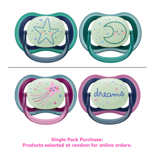 Avent Nighttime Air Soother 6-18 Months - 2 Pack