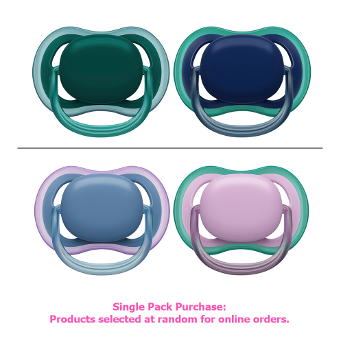 Avent Ultra Air Soother 6-18 Months - 2 Pack