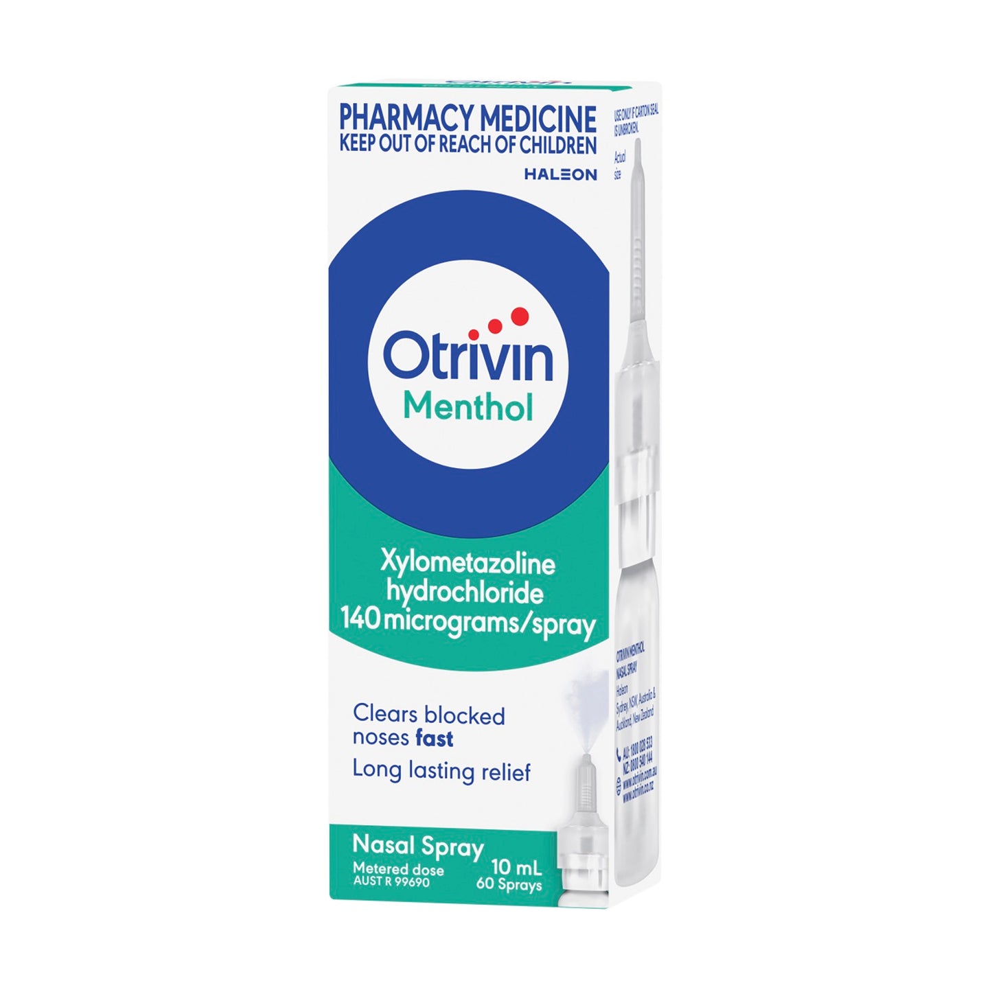 Otrivin Menthol Meter Dose Nasal Spray 10mL