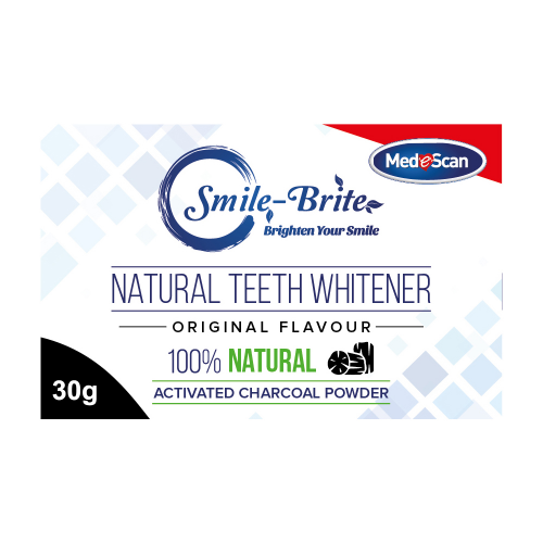 Medescan Smile-brite Teeth Whitening Natural Activated Charcoal Powder