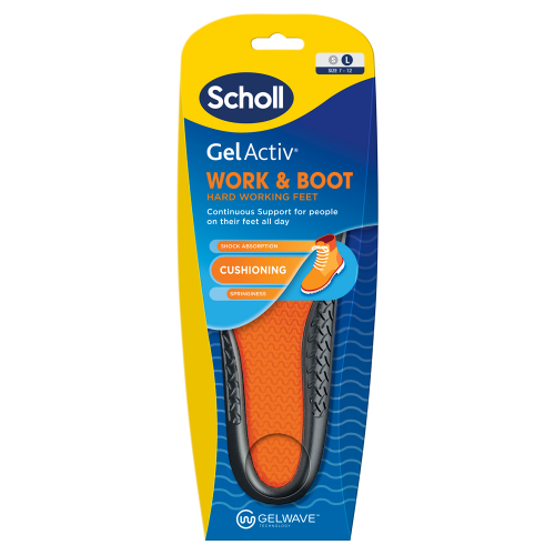 Scholl Gel Activ Insoles Work Large