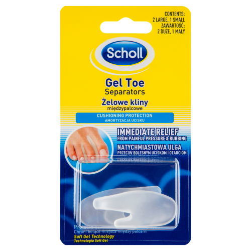 Scholl Gel Toe Separator 3 Packs