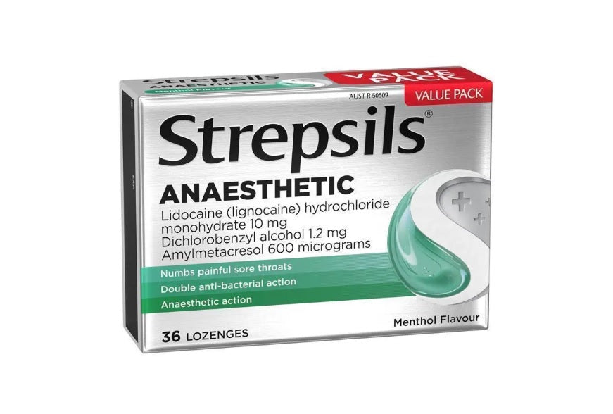 Strepsils Plus Anaesthetic Lozenges Menthol 36