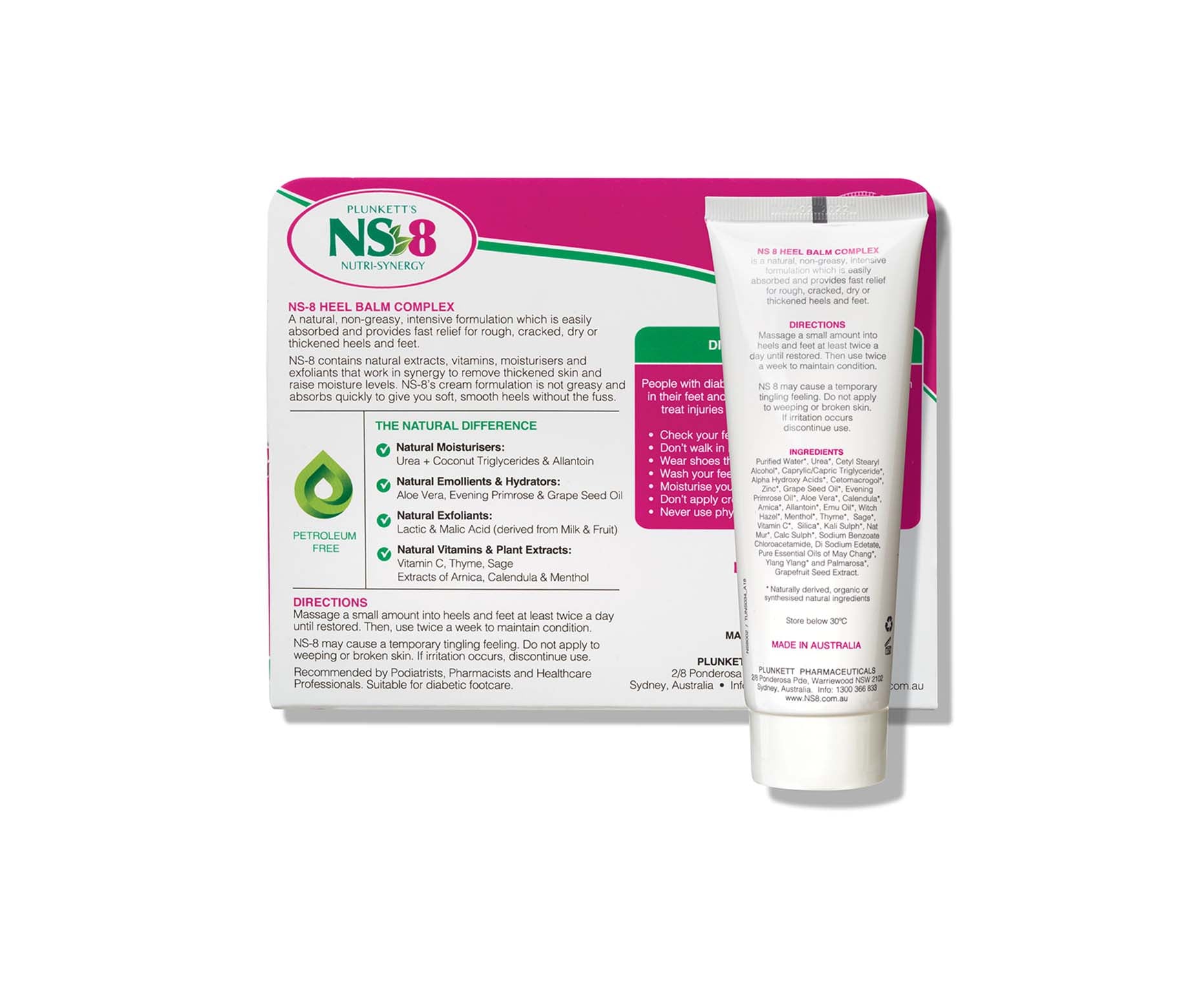 Plunketts NS8 Heel Balm Complex