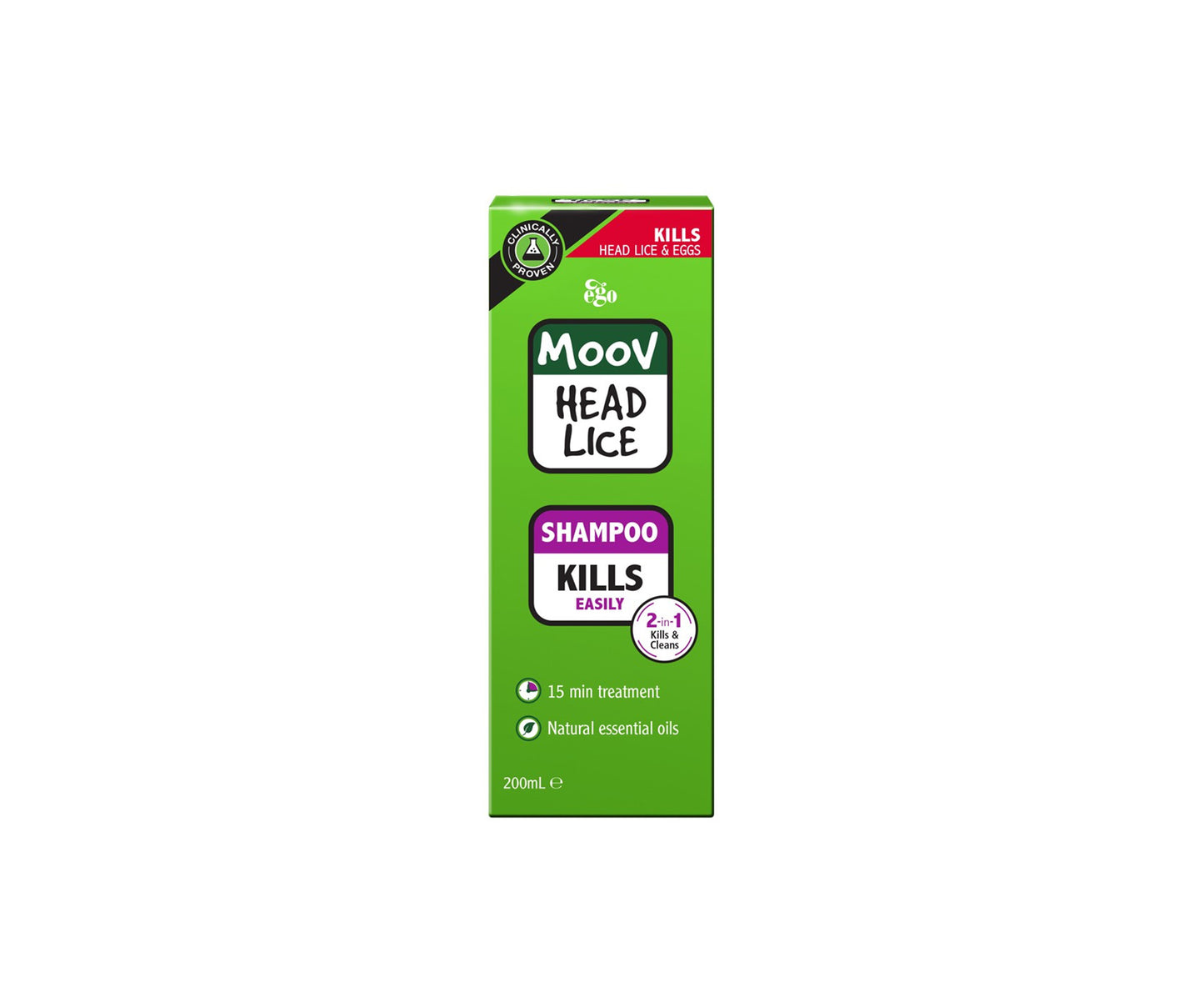 Ego Moov Head Lice Shampoo 200mL