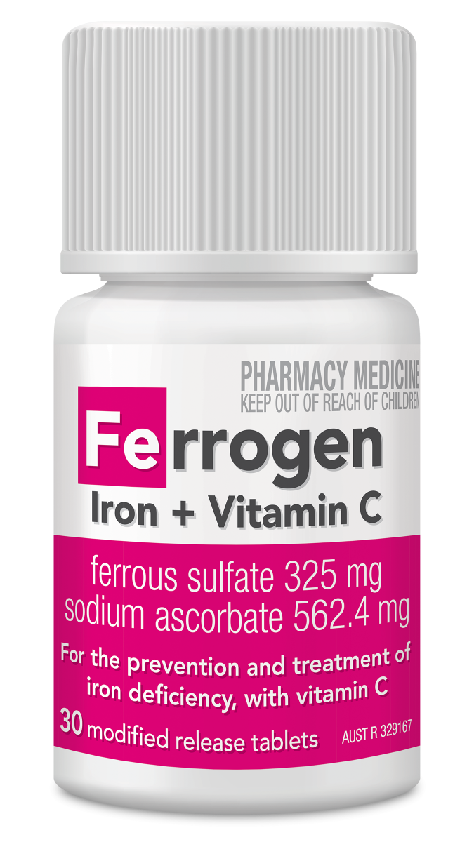 Ferrogen Iron + Vitamin C Tablets 30