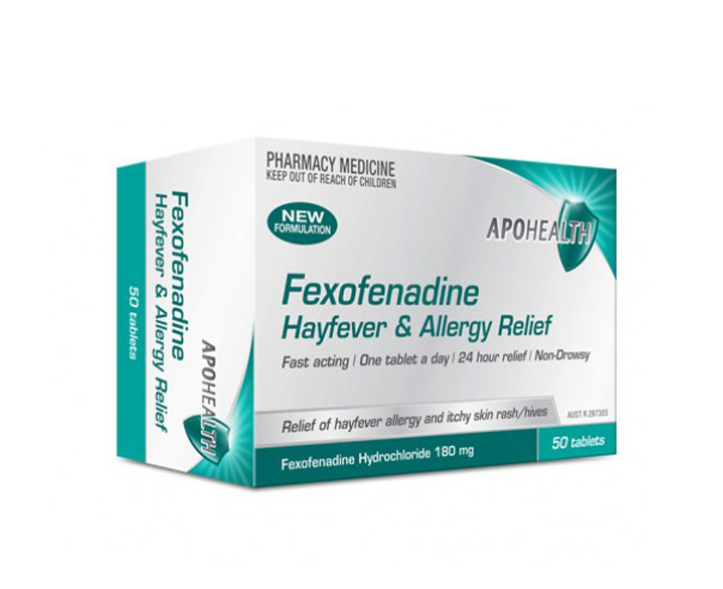 APH Fexofenadine Hayfever & Allergy Tablets 50