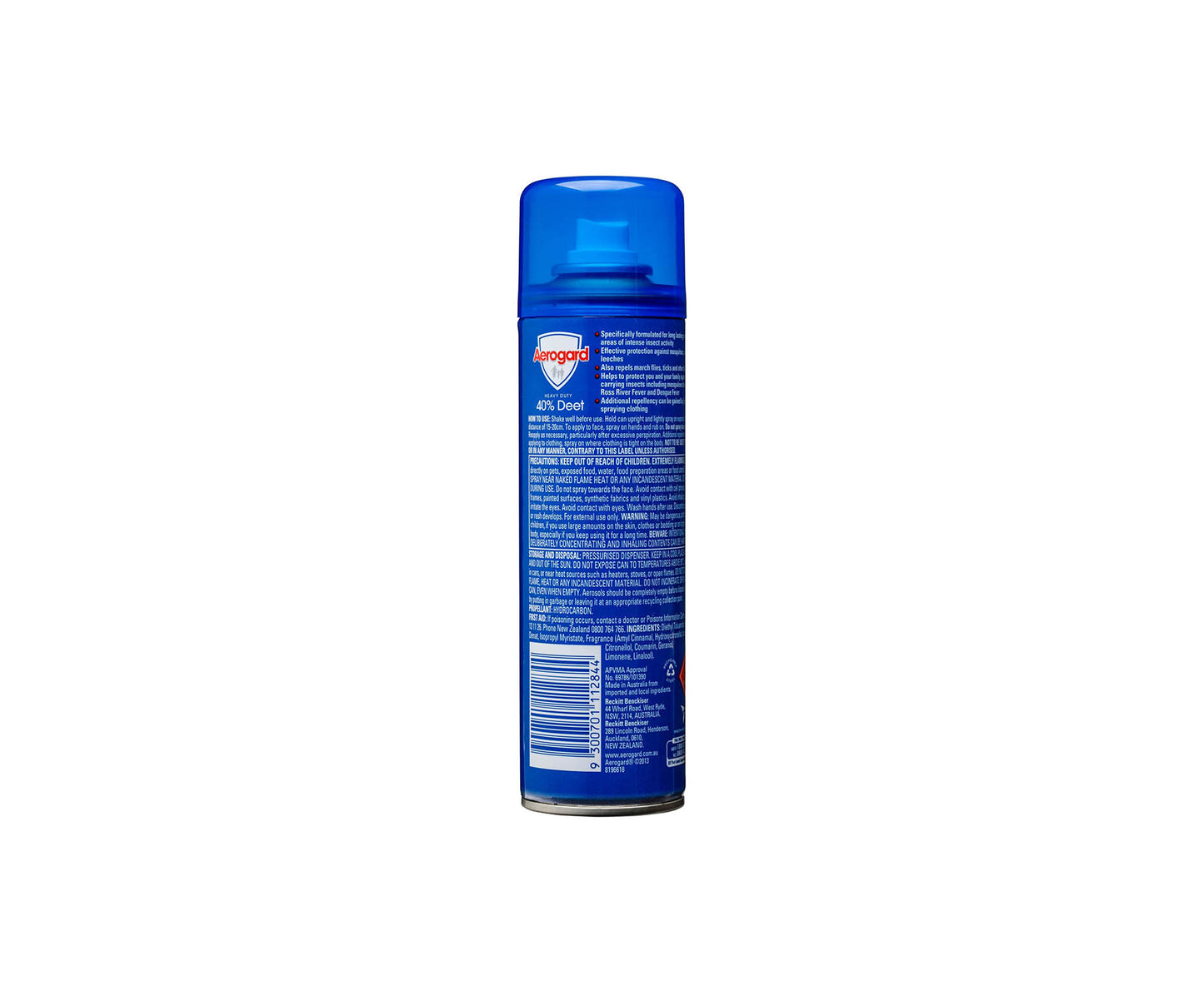 Aerogard Heavy Duty 40% Deet Aerosol Spray 150g