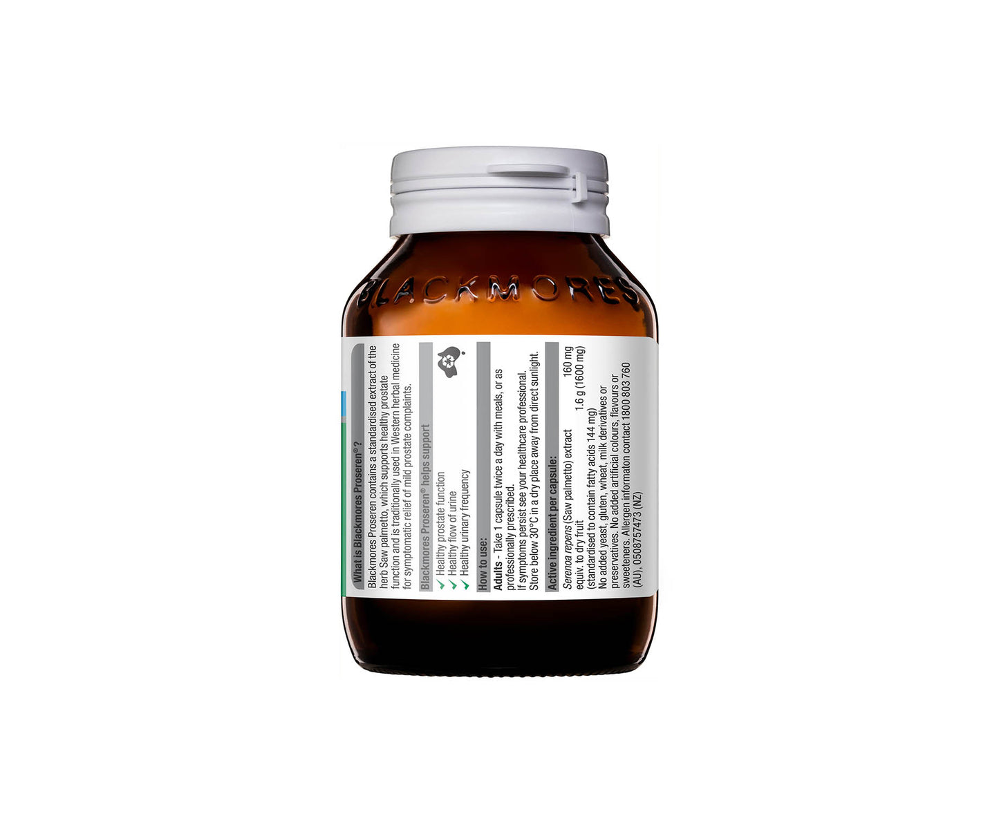 Blackmores Proseren Saw Palmetto Capsules 120