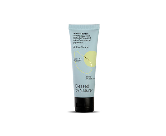 Blessed by Nature Mineral Tinted Moisturiser Golden Natural 50mL