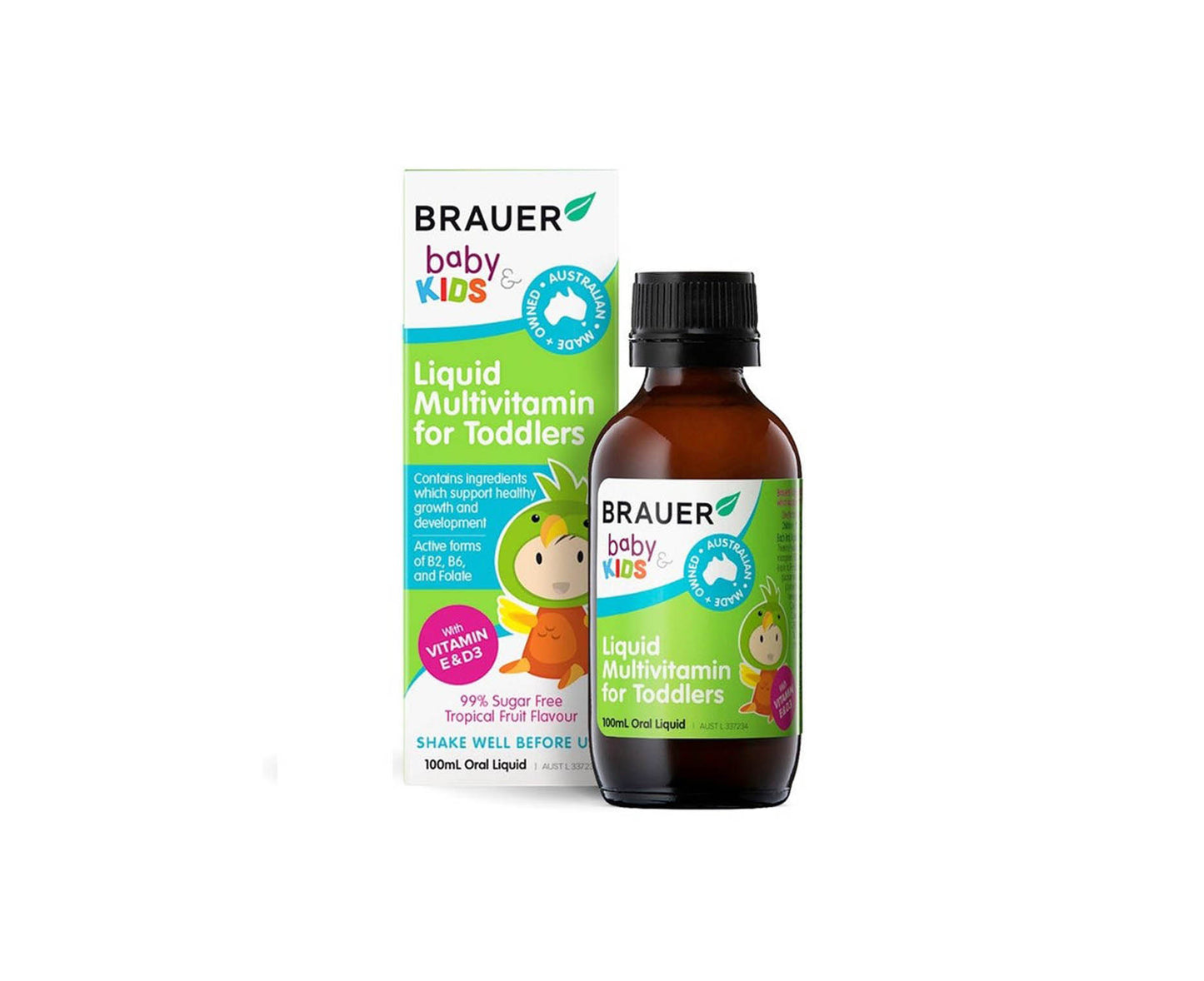 Brauer Baby & Kids Liquid Multivitamin for Toddlers 100mL