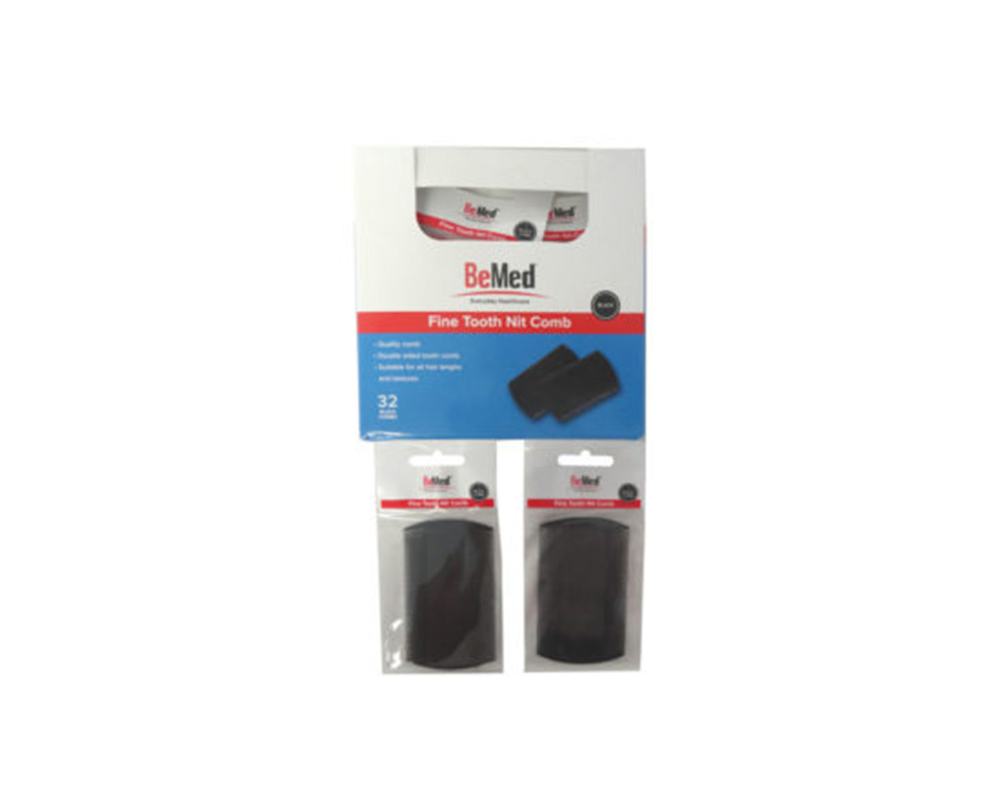 Budget Nit Comb Plastic Black