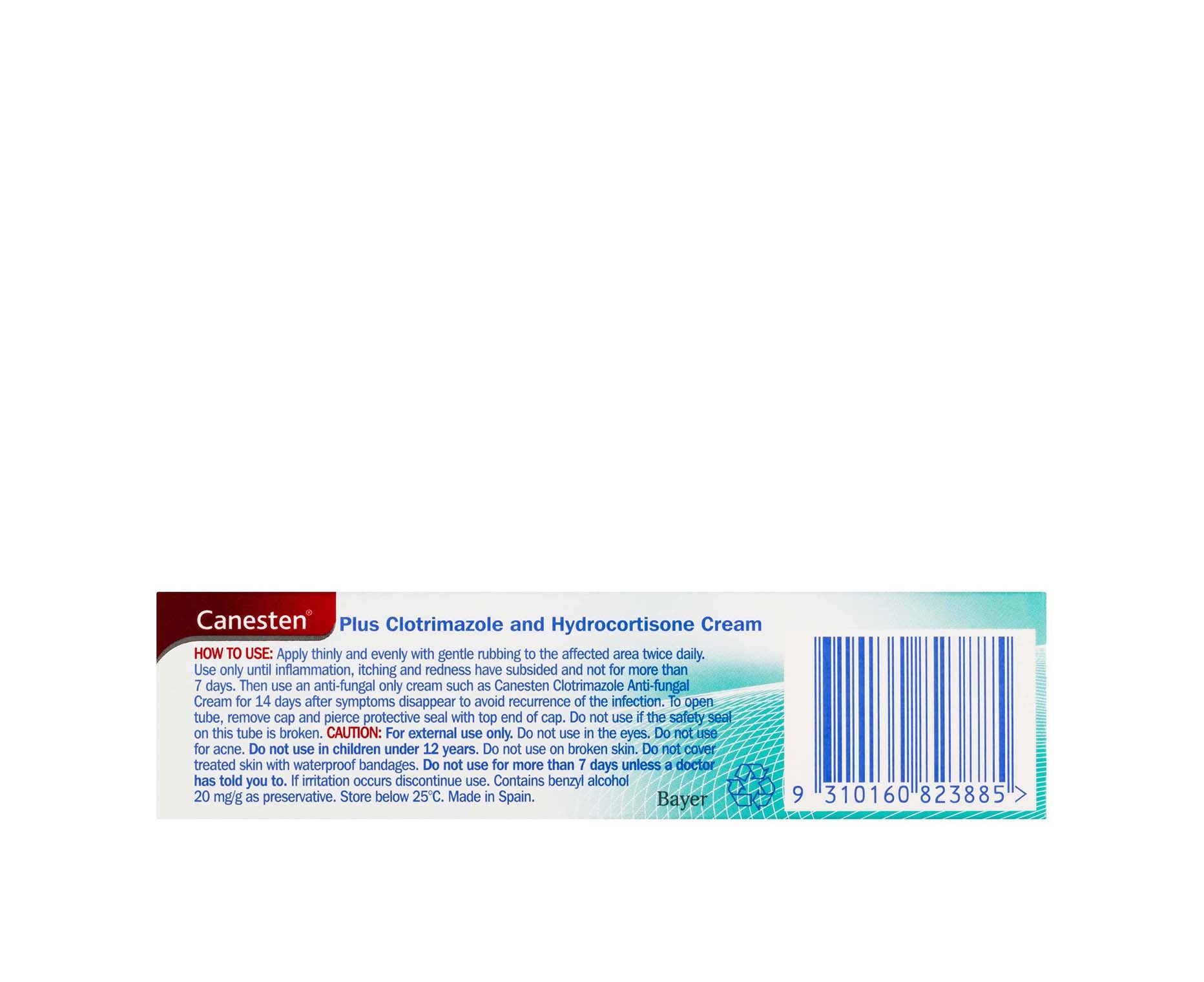 Canesten Once Daily Body Cream 30g