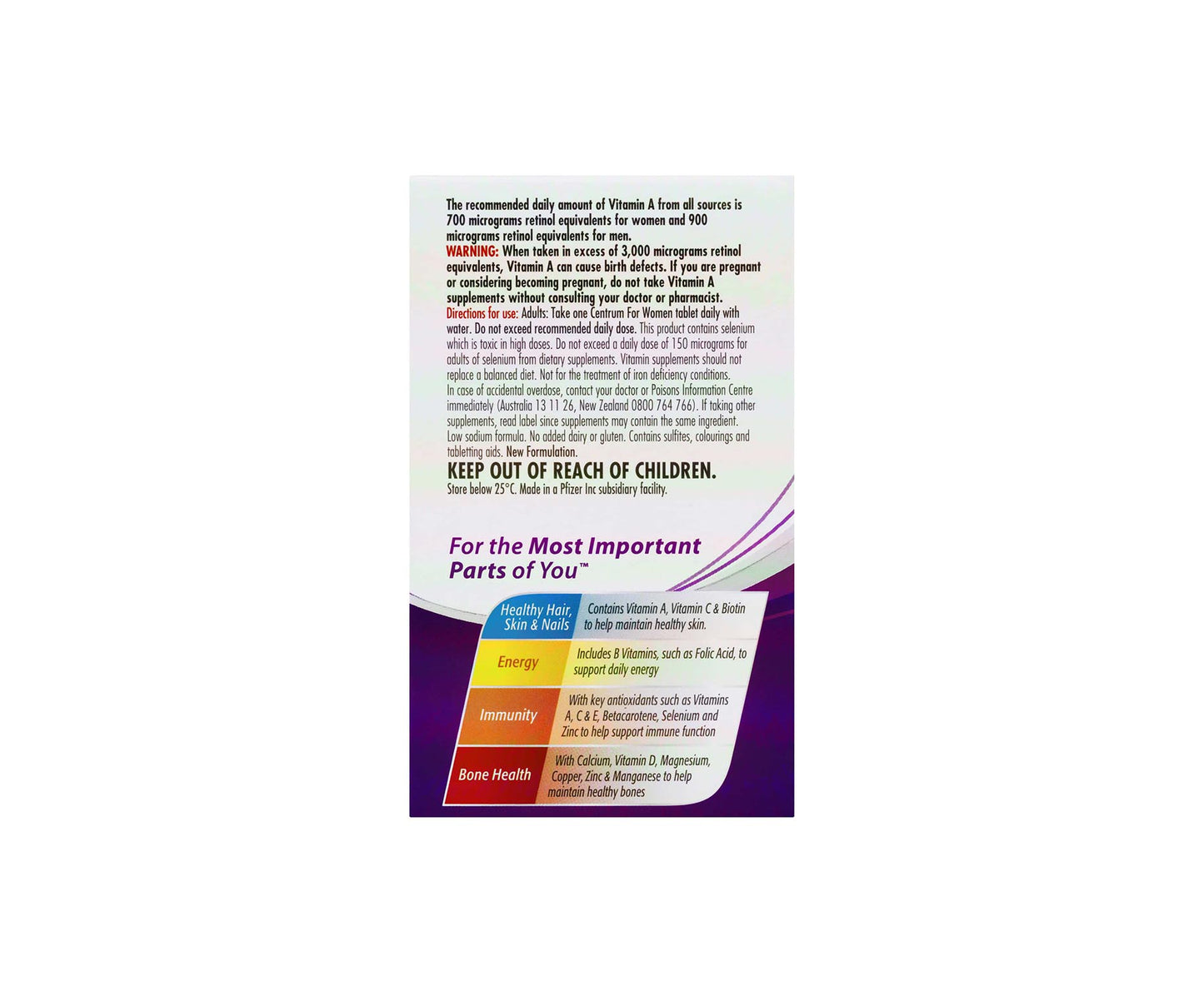 Centrum For Women Tablets