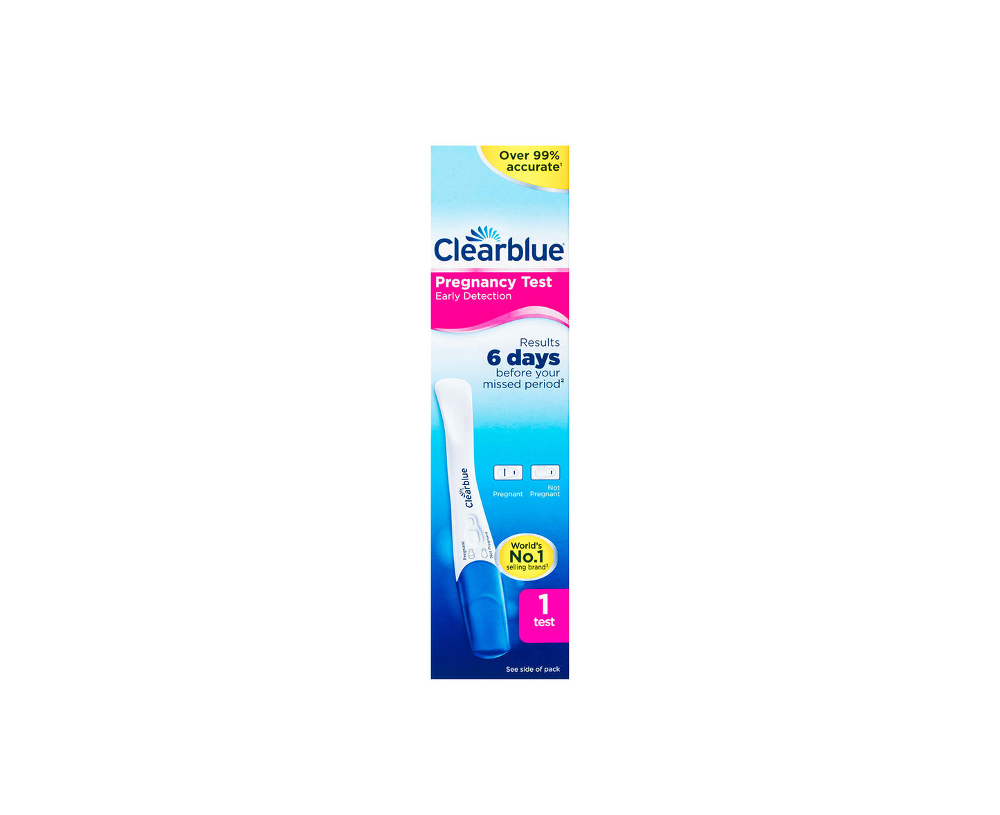 Clearblue Early Detection Pregnancy Test 1 Pack