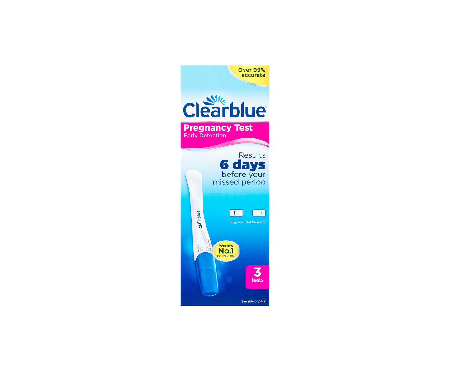 Clearblue Early Detection Pregnancy Test 3 Pack