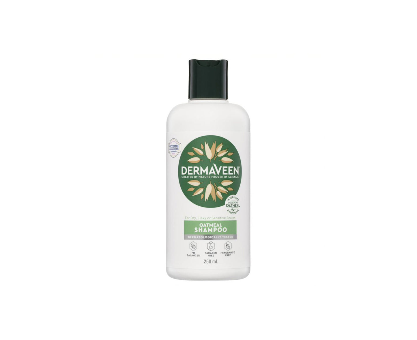 DermaVeen Oatmeal Shampoo for Dry, Flaky or Sensitive Scalps 250mL