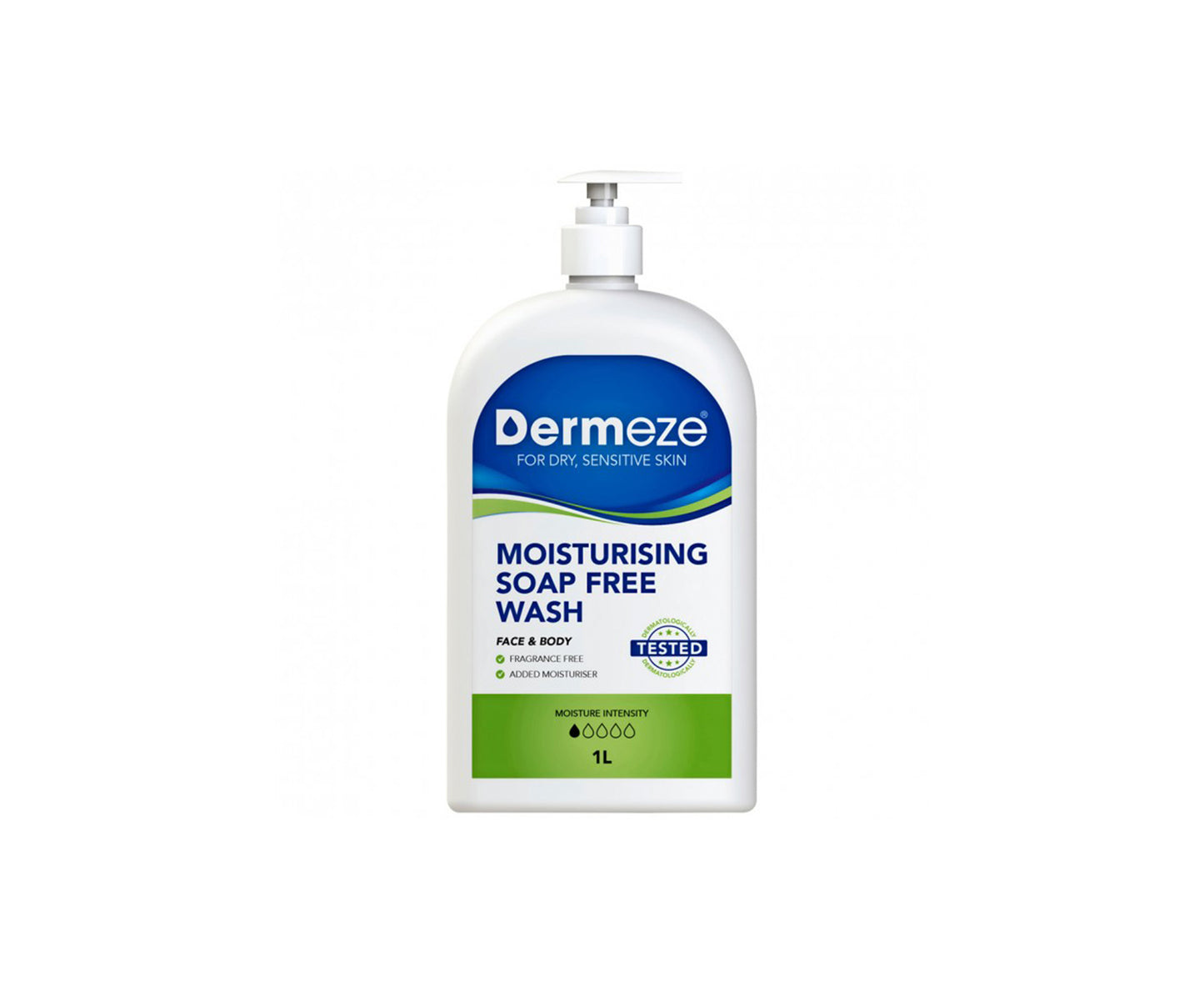 Dermeze Moisturising Soap Free Wash 1L