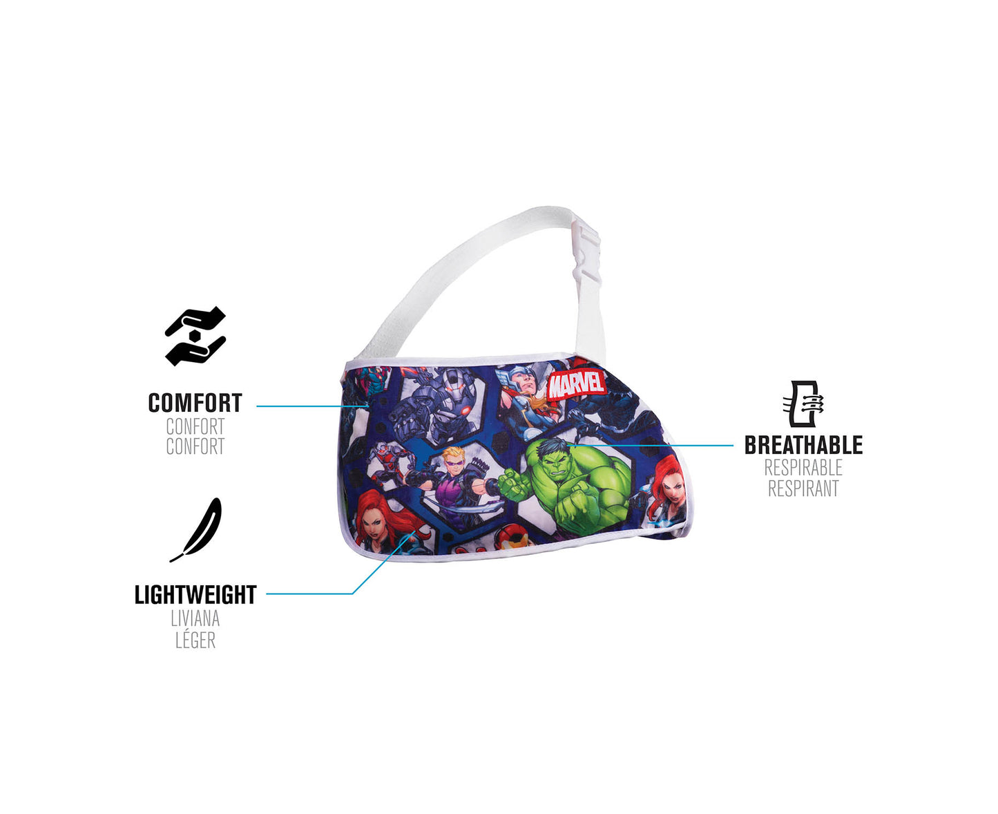 Donjoy Advantage Marvel Youth Arm Sling Avengers - Pediatric