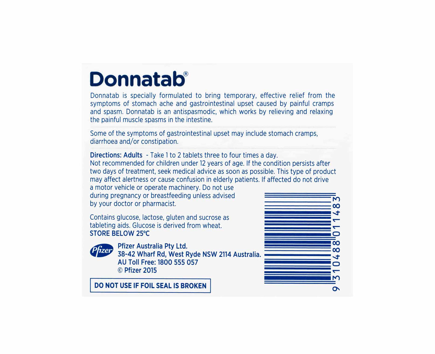 Donnatab Tablets 25