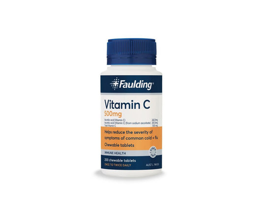 Faulding Vitamin C 500mg Chewable Tablets 200