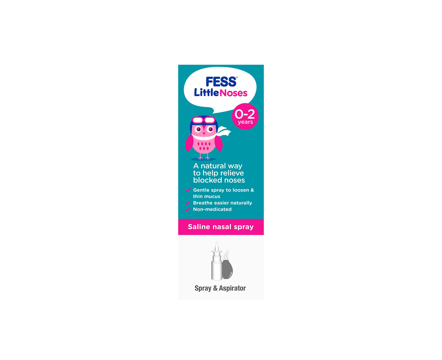 Fess Little Noses Nasal Spray and Aspirator 15mL