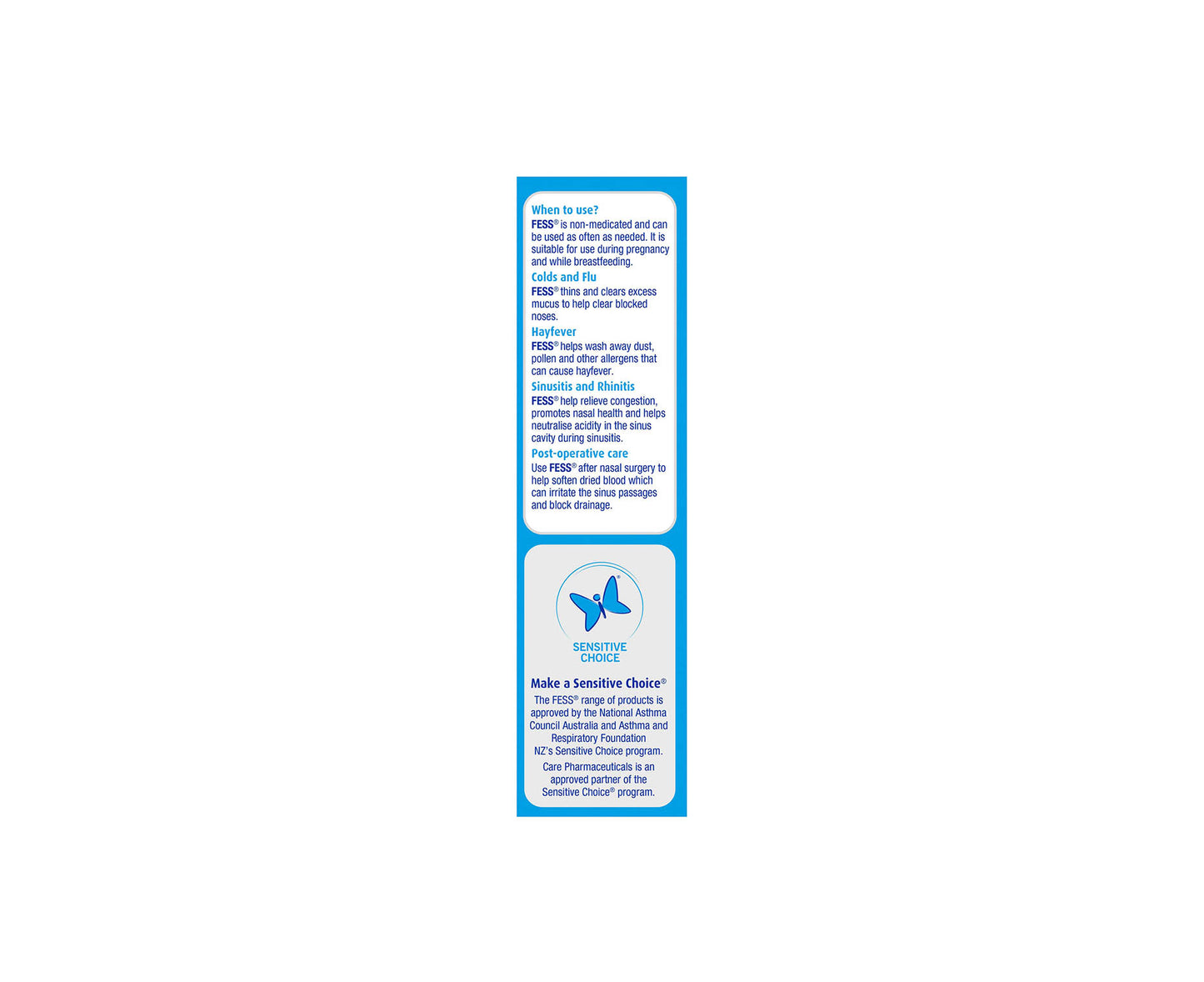 Fess Nasal Saline Spray Original 30mL