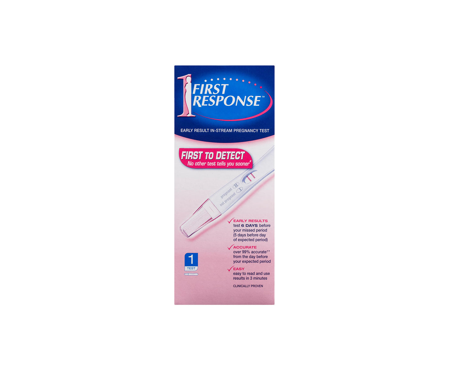 First Response Instream Pregnancy Test 1 Pack