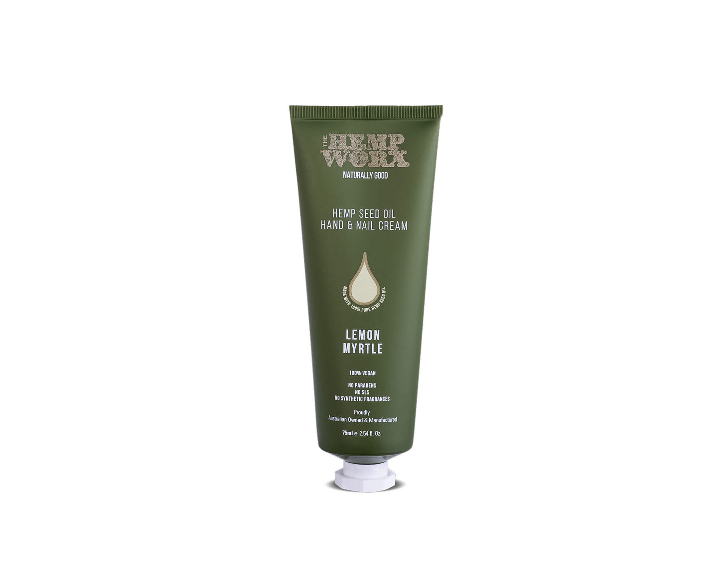 The Hemp Worx Lemon Myrtle Hand Cream 75mL