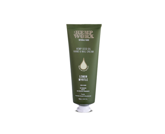 The Hemp Worx Lemon Myrtle Hand Cream 75mL