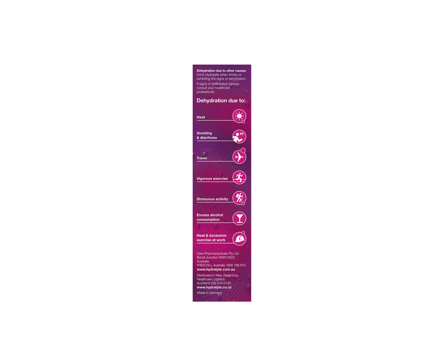 Hydralyte Effervescent Electrolyte Tablets Apple Blackcurrant 40