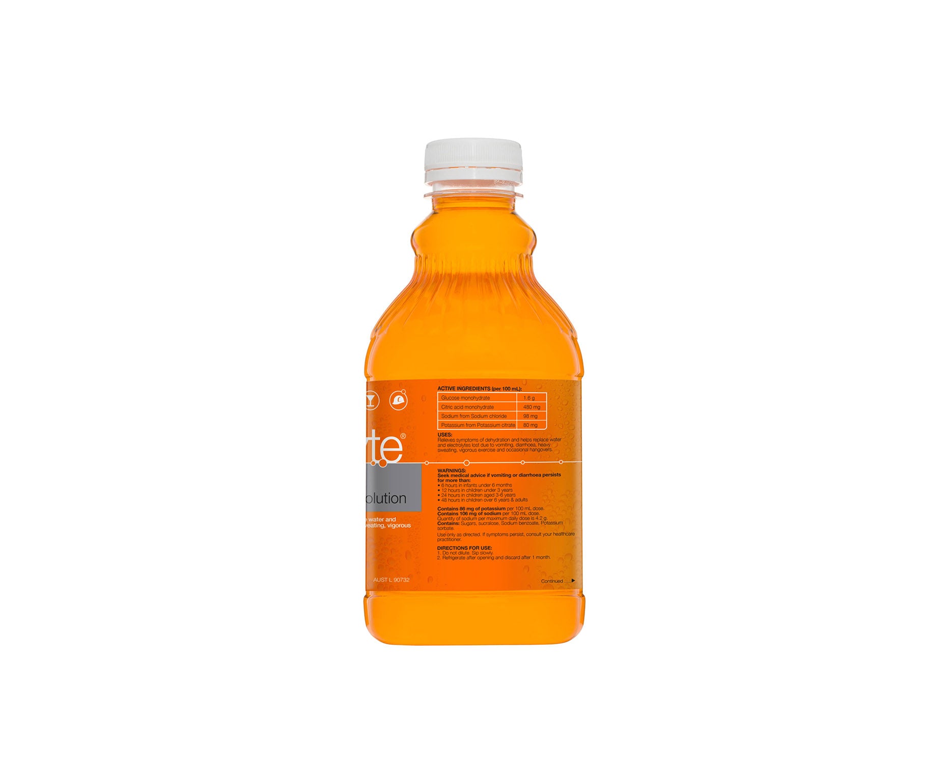 Hydralyte Electrolyte Liquid Orange 1L