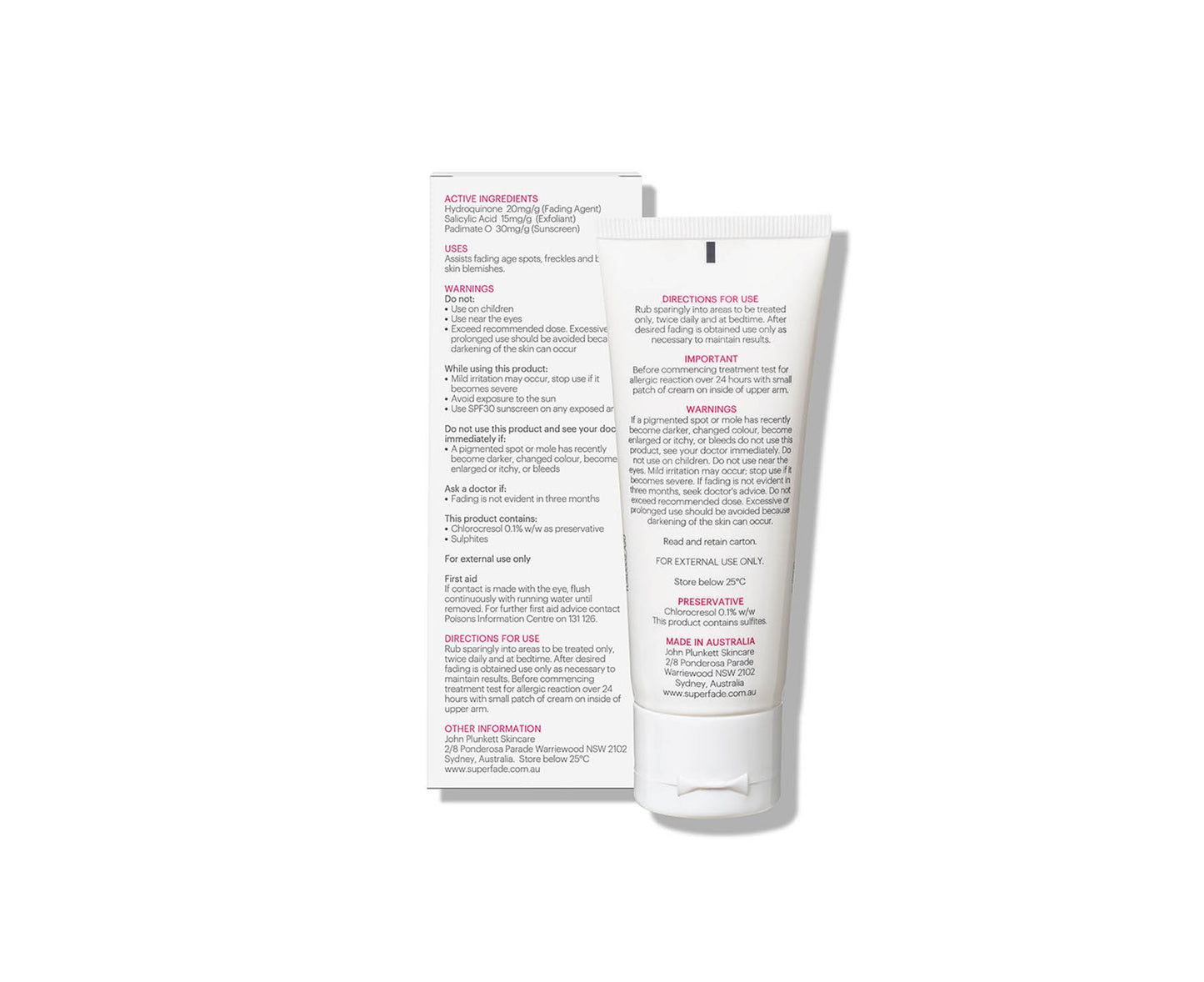 JP Superfade Original Cream 60mL