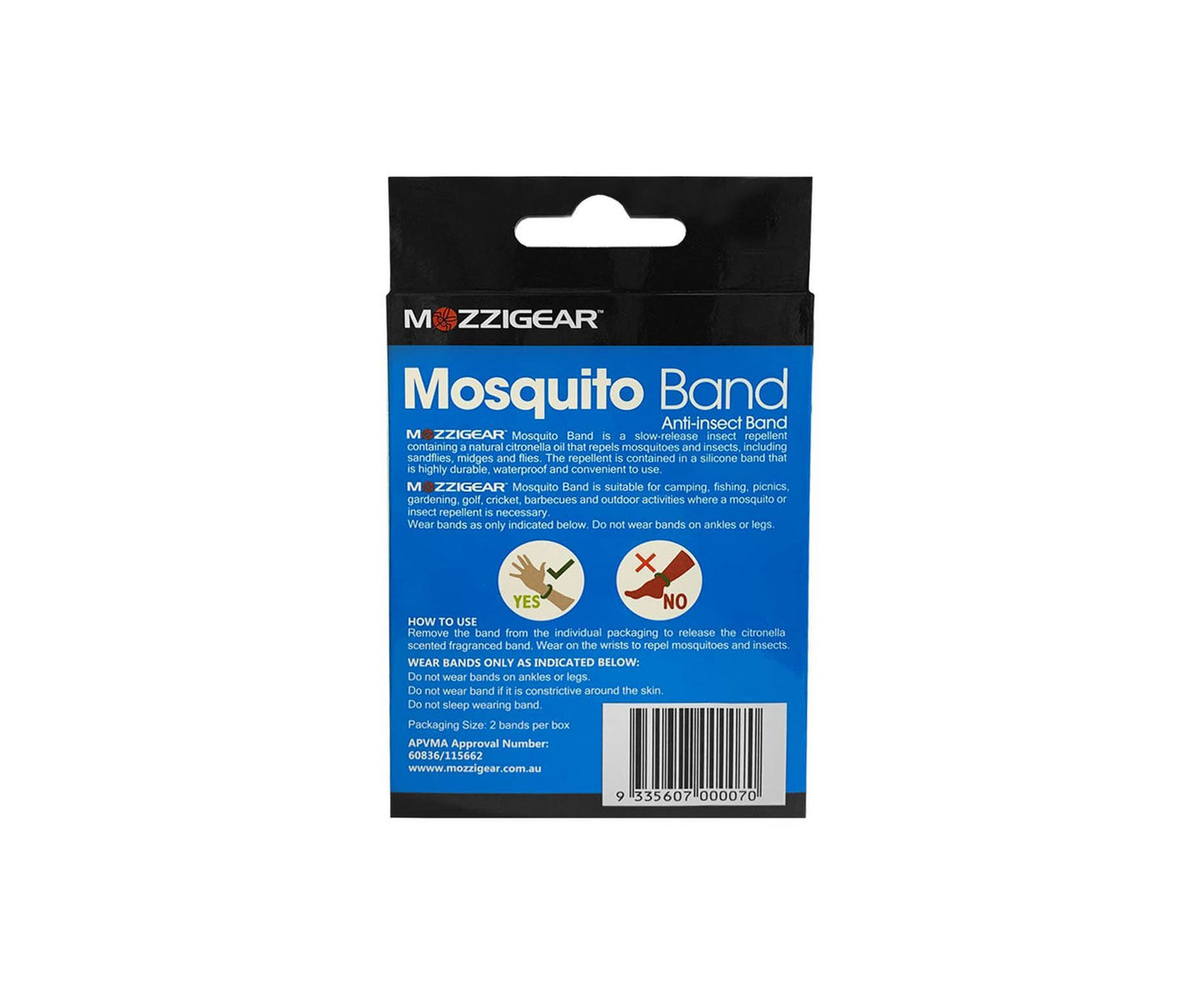 Mozzigear Mosquito Bands Adult