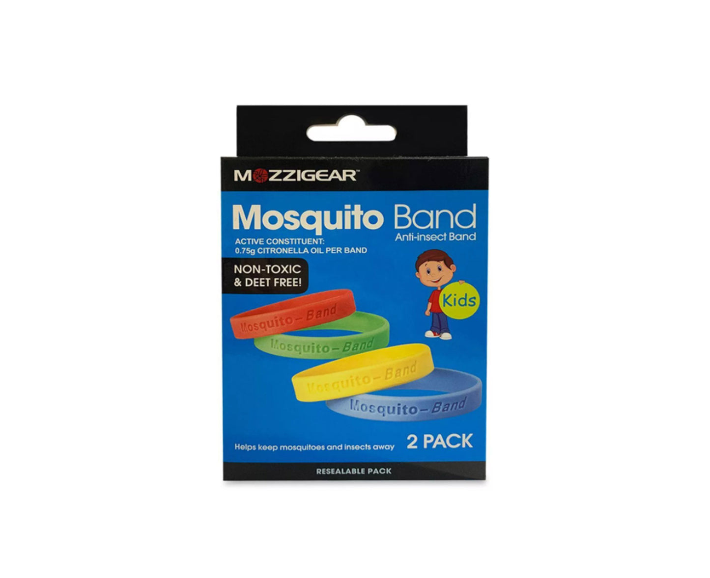 Mozzigear Mosquito Bands Kids 2 Pack